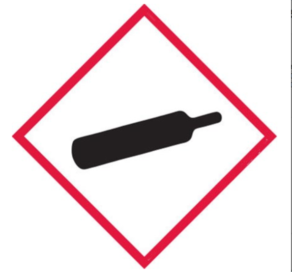 GHS Placard/Sticker for Gas Cylinder